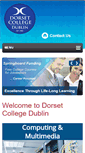 Mobile Screenshot of dorset-college.ie